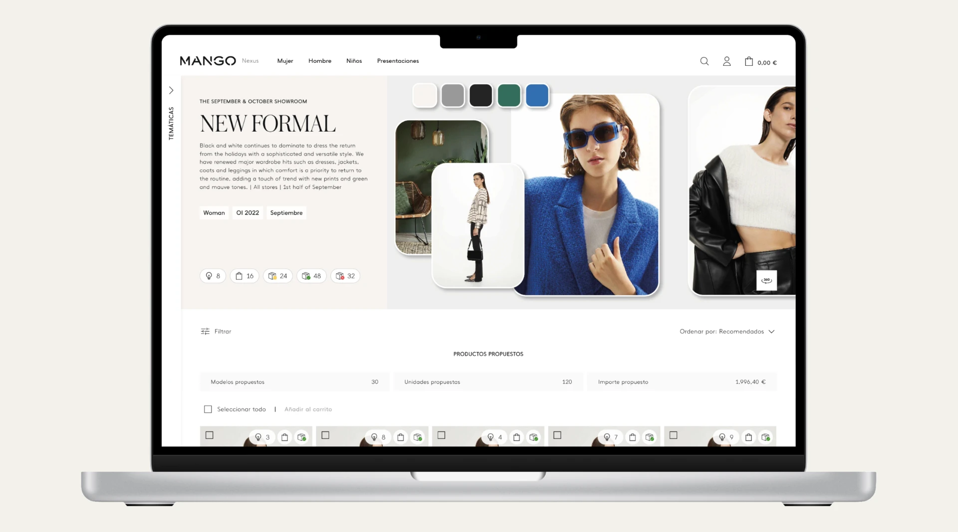 Presentaciones y showroom digital en Nexus